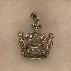 Silver Crown 👑 925 silver with Rhinestones